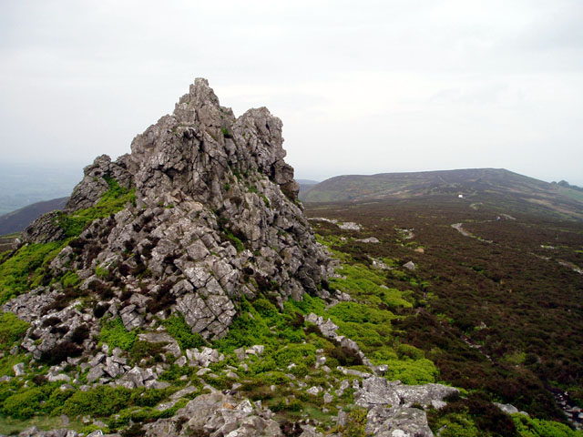 Devil’s Chair rock formation at Stiperstones